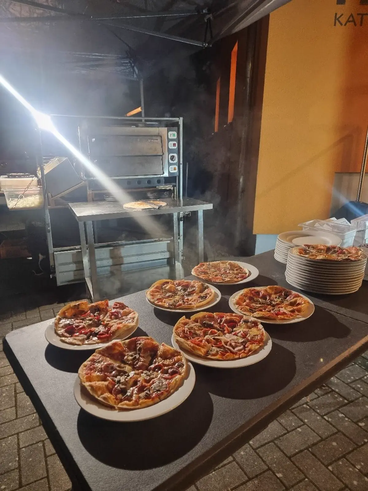 Pizza Energie für die Party