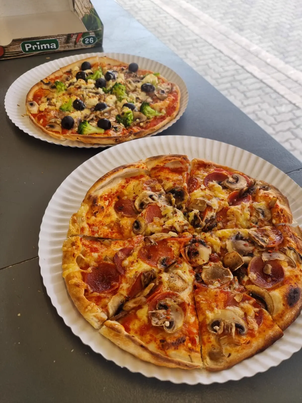 Echte Pizza-Handwerkskunst