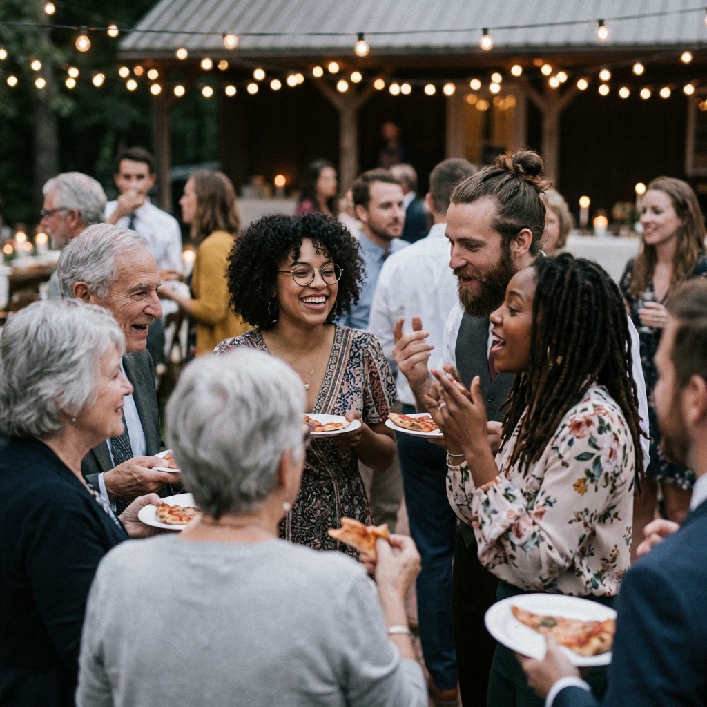 Lockere Abendgestaltung